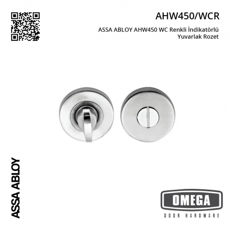 ASSA ABLOY AHW 450 WC Renkli İndikatörlü Yuvarlak Rozet