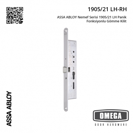 ASSA ABLOY Nemef Serisi 1905/21 LH Panik Fonksiyonlu Gömme Kilit