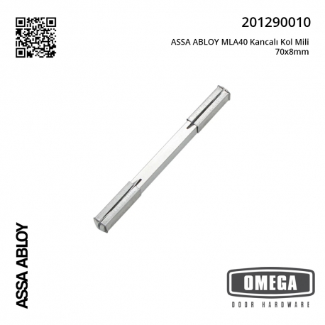 ASSA ABLOY MLA40 Kancalı Kol Mili 70x8mm