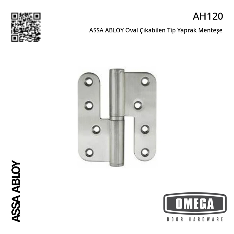 ASSA ABLOY Oval Çıkabilen Tip Yaprak Menteşe