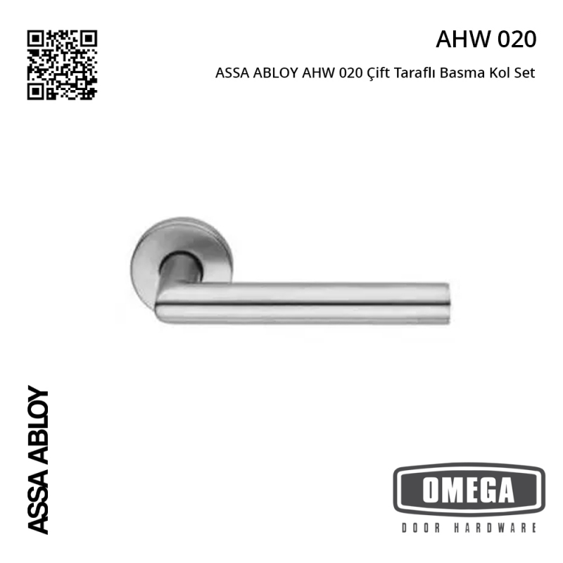 ASSA ABLOY AHW 020 Çift Taraflı Basma Kol Seti