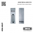 ASSA ABLOY AHW 900 & AHW 910 İtme ve Çekme Plakası