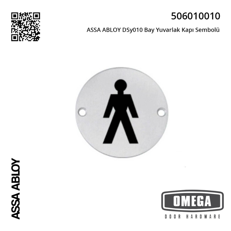 ASSA ABLOY DSy010 Bay Yuvarlak Kapı Sembolü