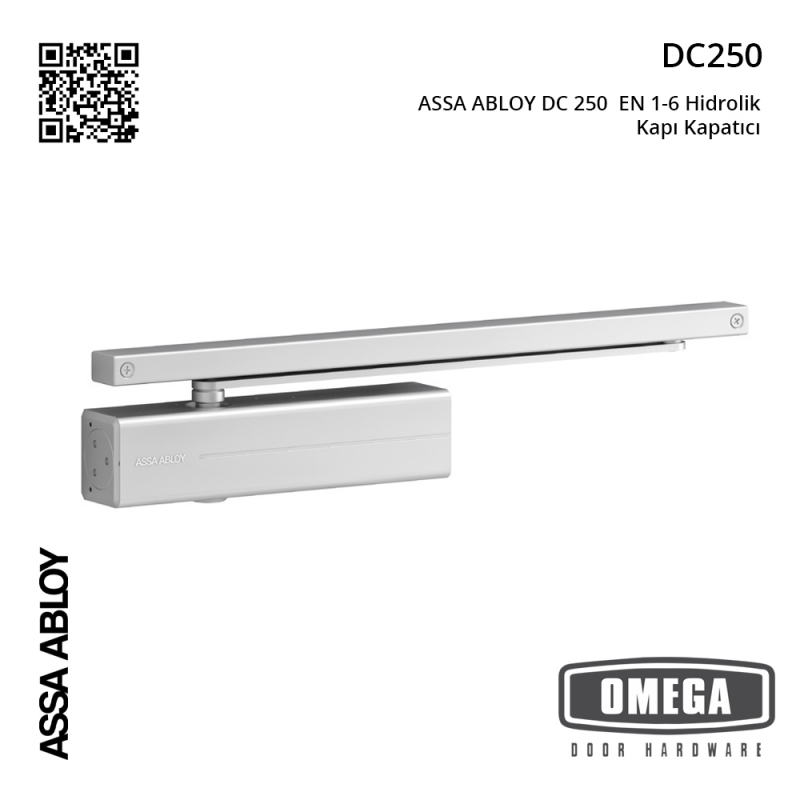 ASSA ABLOY DC 250  EN 1-6 Hidrolik Kapı Kapatıcı