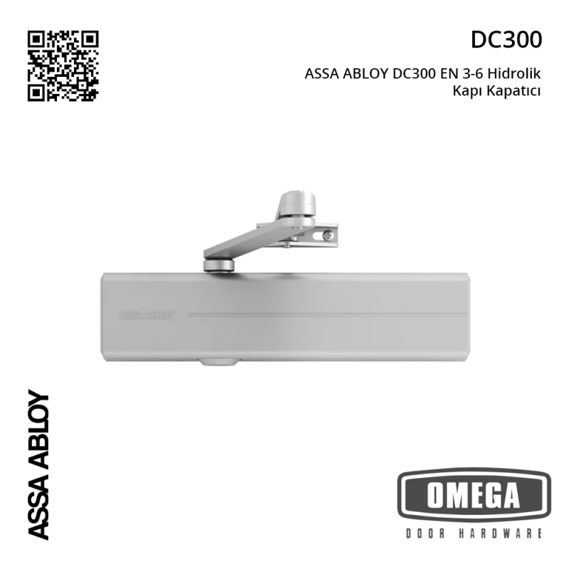 ASSA ABLOY DC300 EN 3-6 Hidrolik Kapı Kapatıcı