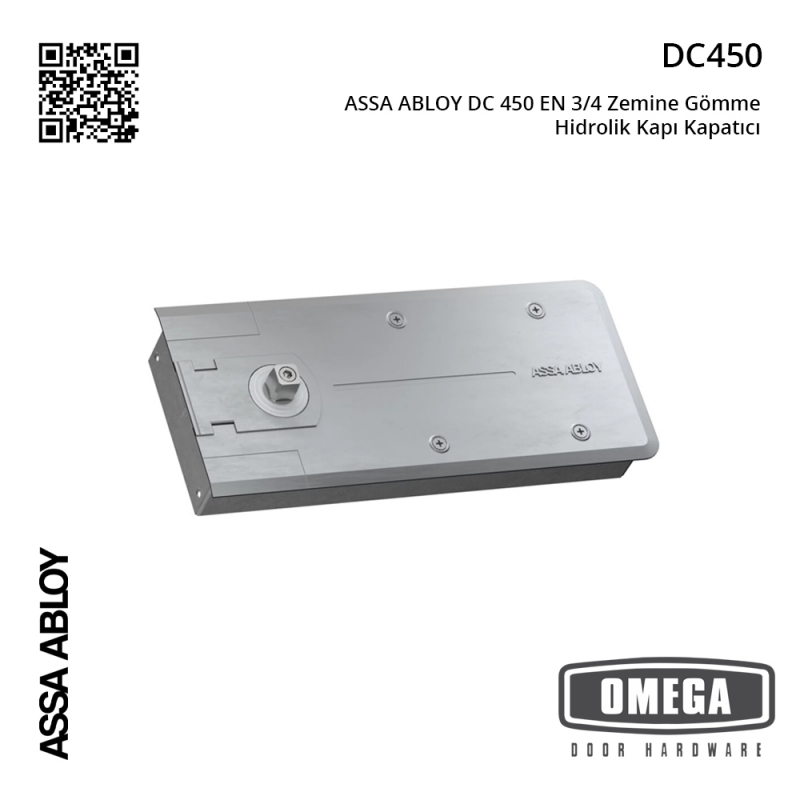 ASSA ABLOY DC 450 EN 3/4 Zemine Gömme Hidrolik Kapı Kapatıcı