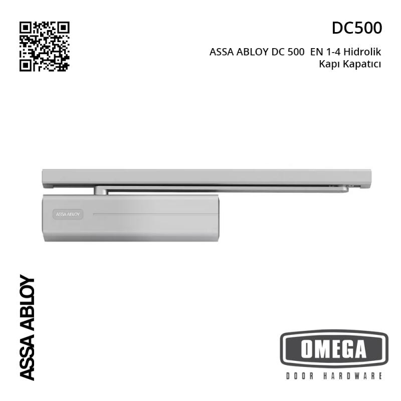 ASSA ABLOY DC 500  EN 1-4 Hidrolik Kapı Kapatıcı