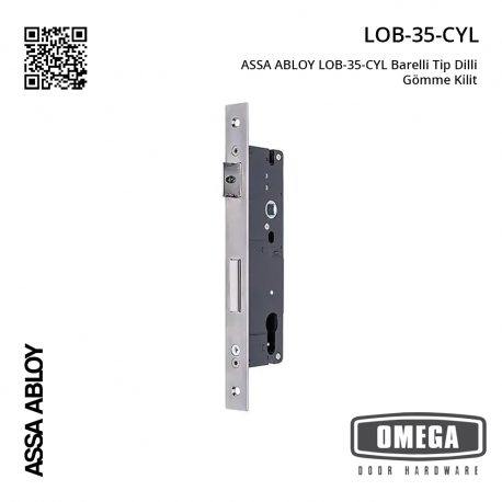 ASSA ABLOY LOB-35-CYL Barelli Tip Dilli Gömme Kilit