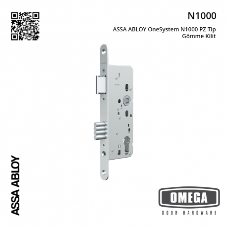 ASSA ABLOY OneSystem N1000 PZ Tip Gömme Kilit