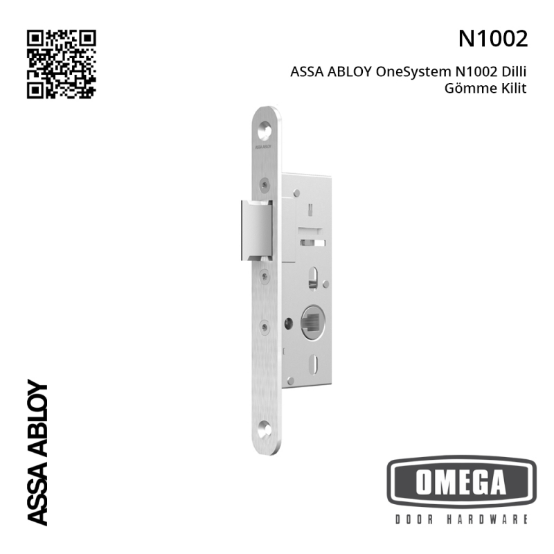 ASSA ABLOY OneSystem N1002 Dilli Gömme Kilit