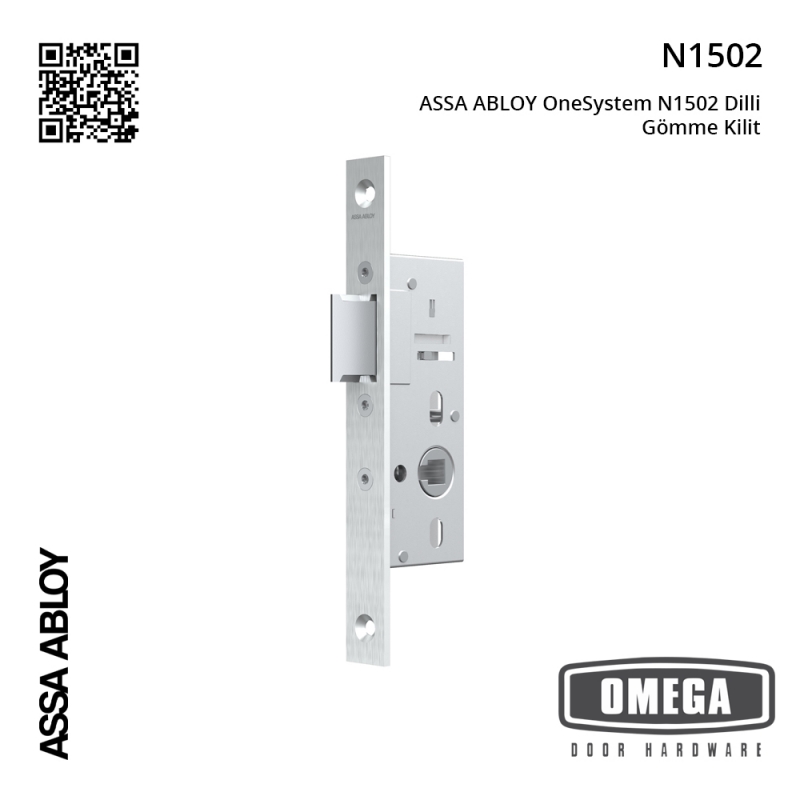 ASSA ABLOY OneSystem N1502 Dilli Gömme Kilit