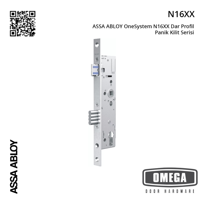 ASSA ABLOY OneSystem N16XX Dar Profil Panik Kilit Serisi