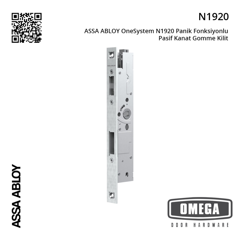 ASSA ABLOY OneSystem N1920 Panik Fonksiyonlu Pasif Kanat Gomme Kilit