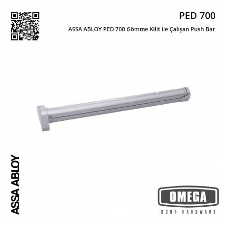 ASSA ABLOY PED 700 Gömme Kilit ile Çalışan Push Bar