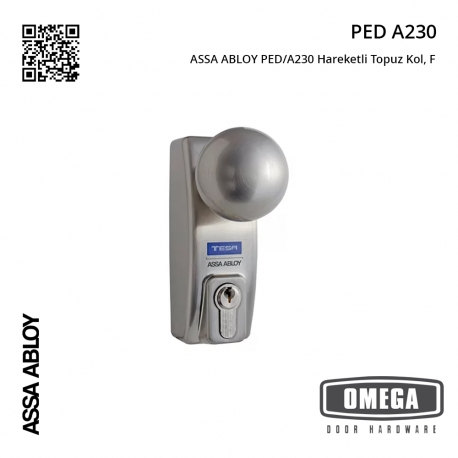 ASSA ABLOY PED/A230 Hareketli Topuz Kol, F