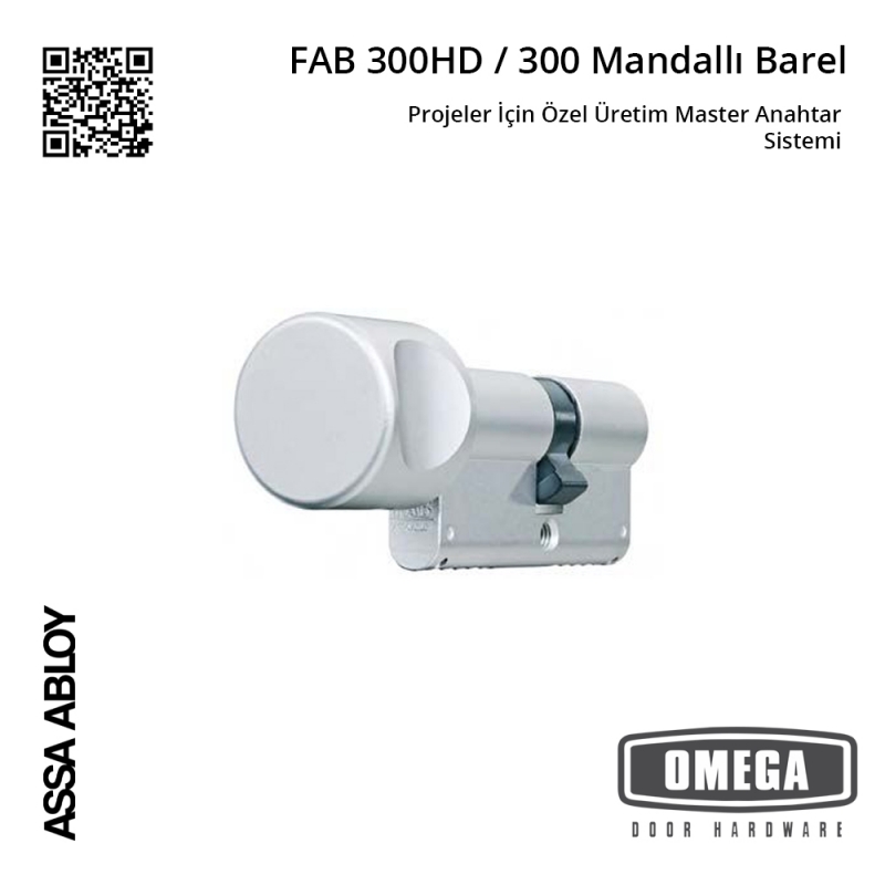 ASSA ABLOY FAB 300HD / 300 Mandallı Barel