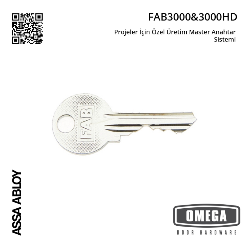 ASSA ABLOY FAB3000HD Anahtar