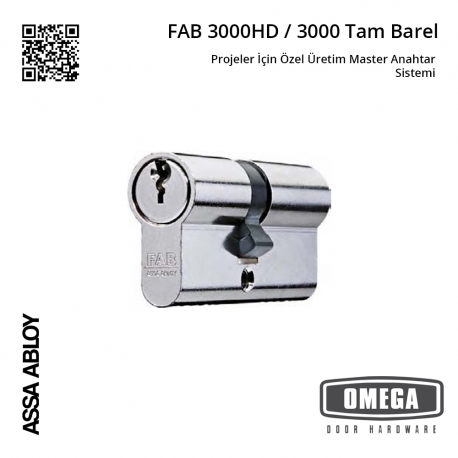 ASSA ABLOY FAB 3000HD / 3000 Tam Barel