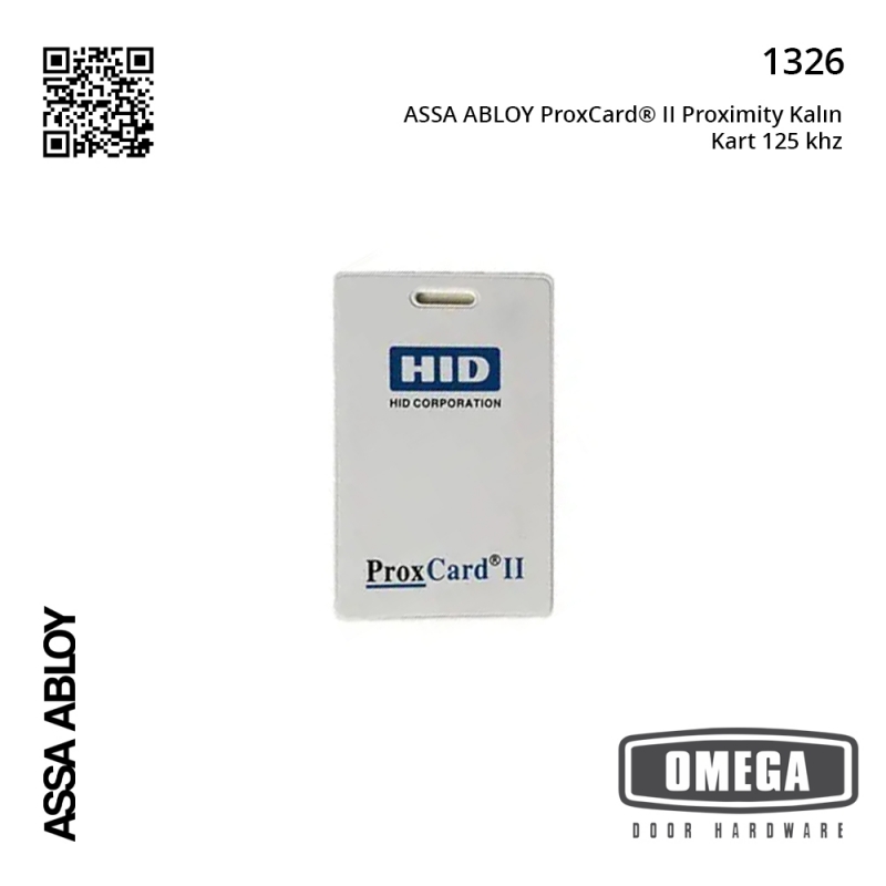 ASSA ABLOY ProxCard® II Proximity Kalın Kart 125 khz