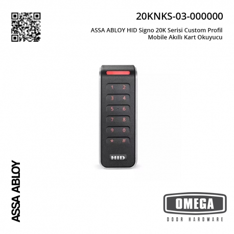 ASSA ABLOY HID Signo 20K Serisi Custom Profil Mobile Akıllı Kart Okuyucu