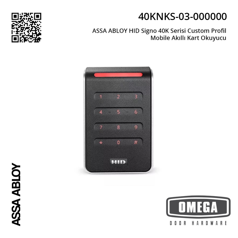 ASSA ABLOY HID Signo 40K Serisi Custom Profil Mobile Akıllı Kart Okuyucu