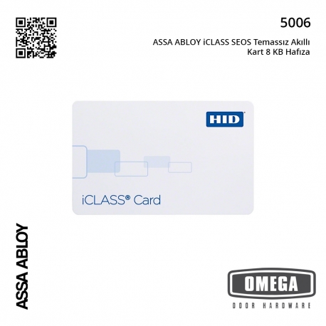 ASSA ABLOY iCLASS SEOS Temassız Akıllı Kart 8 KB Hafıza