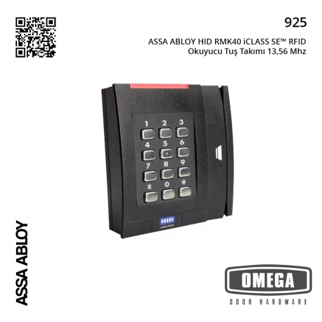 ASSA ABLOY HID RMK40 iCLASS SE™ RFID Okuyucu Tuş Takımı 13,56 Mhz