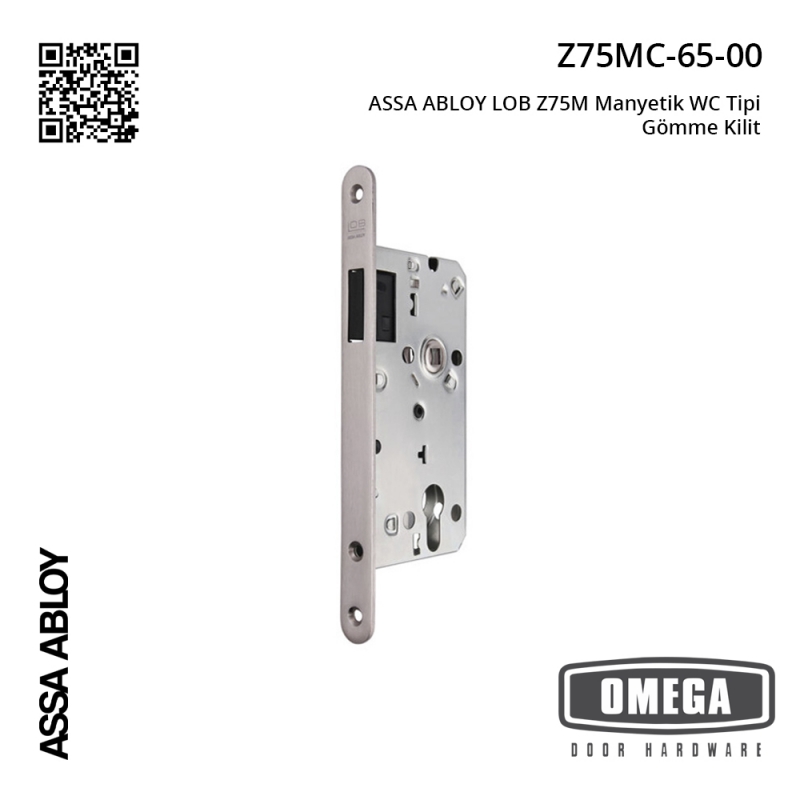 ASSA ABLOY LOB Z75M Manyetik WC Tipi Gömme Kilit