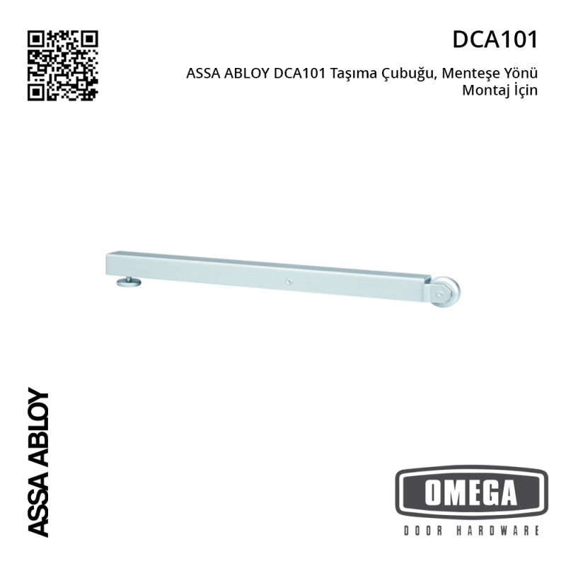 ASSA ABLOY DCA101 Taşıma Çubuğu, Menteşe Yönü Montaj İçin