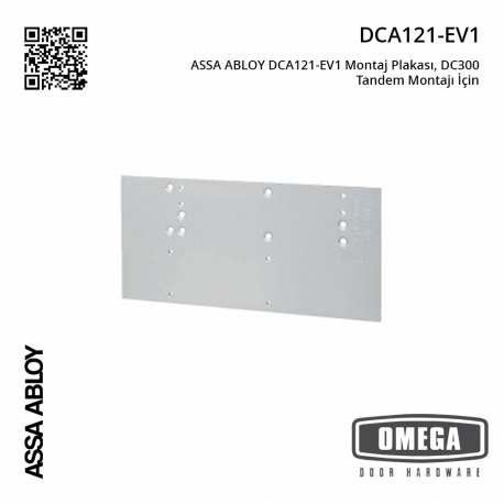 ASSA ABLOY DCA121-EV1  Montaj Plakası, DC300 Tandem Montajı İçin