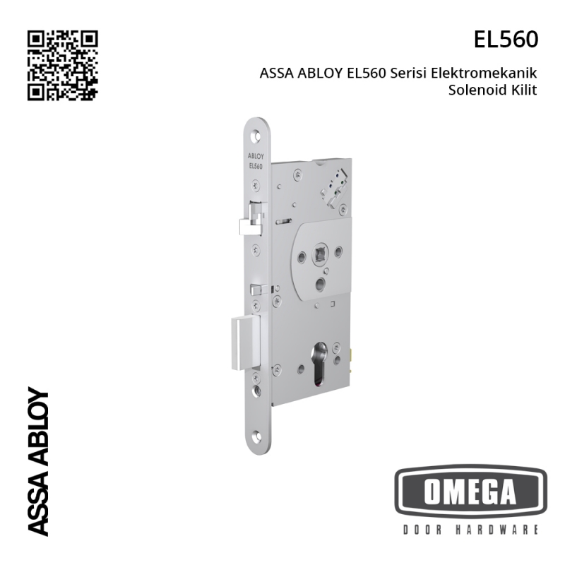 ASSA ABLOY EL560 Serisi Elektromekanik Solenoid Kilit